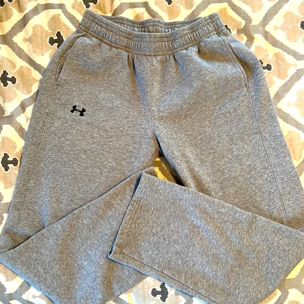 Under Armour gray straight leg joggers. Size medium.